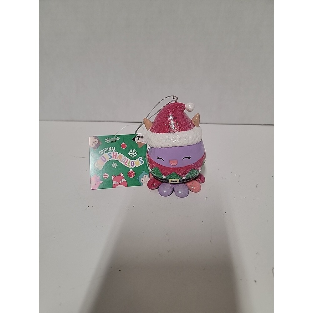 Squishmallows Holiday Ornament OCTOPUS Santa's‎ World By Kurt S. Adler Christmas